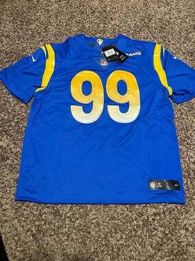 Nike Men's Los Angeles Rams Aaron Donald #99 Vapor Limited Jersey XXL